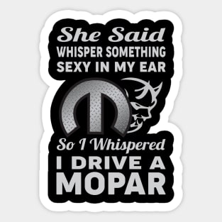 She said whisper something Sticker